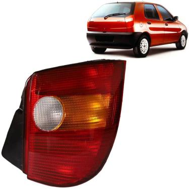 Imagem de Lanterna Traseira Palio Fiat Tricolor 1996 Até 2000 Âmbar