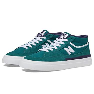 Imagem de New Balance Franky - 417, azul-petróleo vintage/branco, 11 Women/9.5 Men