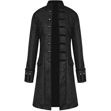 Imagem de GOLDSTITCH Mens Vintage Tailcoat Jacket Goth Long Steampunk Formal Gothic Victorian Jacket Coat Costume for Halloween