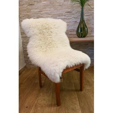 Imagem de Pelego Para Cadeiras Sofas Natural De Ovelha M