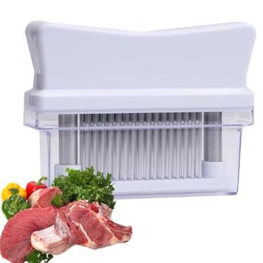 Imagem de Ferramenta amaciante de frango, amaciante de carne em aço inoxidável - Ferramentas multiuso para amaciante de bife Amaciante de carne portátil,Ferramenta para cozinhar carne Amaciador de batedor de ca