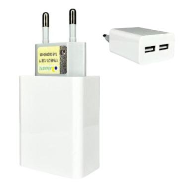 Imagem de Carregador Celular Turbo com Selo Anatel 2 Portas Usb Type-C - KNUP, B