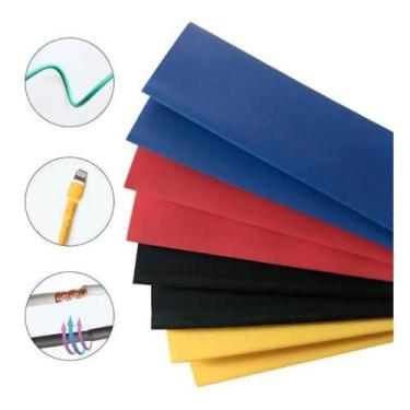 Imagem de Tubo isolante termo retrátil 60 peças - bazar do saara