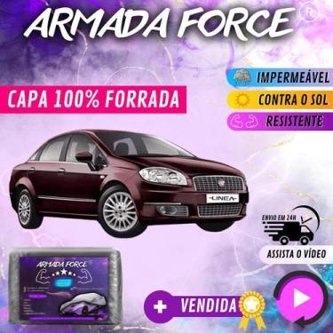 Imagem de Capa Cobrir Carro LINEA 100% Forrada Armada Force 100% Impermeável For