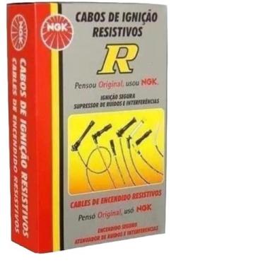 Imagem de Cabo De Vela Ngk Fiat Palio Siena Strada 1.6 8v  1998 Á 200, Preto