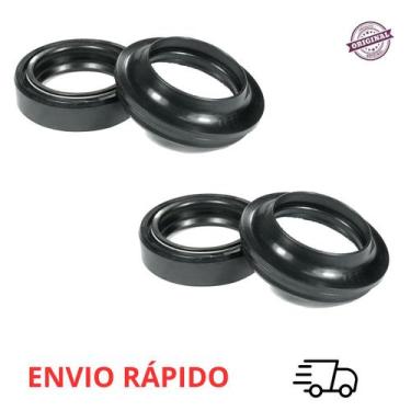 Imagem de Par Completo Retentor bengala + Guarda Po Vedamotors CBX 200 STRADA 19