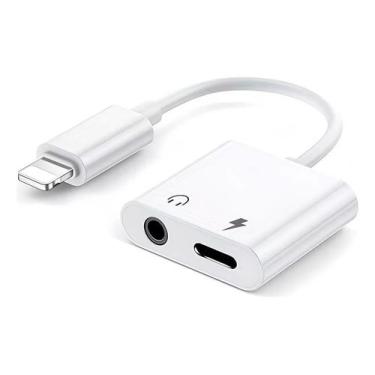 Imagem de Adaptador Para i-p Dual Lightning Carrega Fone Duplo P2 - It-Blue