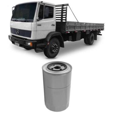 Imagem de Filtro Óleo Blindado Mercedes Benz 1214 K 1997 a 2005 Wega