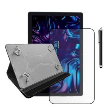 Imagem de Kit Capa + Película + Caneta Para Positivo Vision Tab 10 - Db