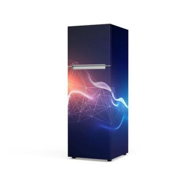 Imagem de Adesivo Decorativo Geladeira Envelopamento Premium - Belo Papel de Par