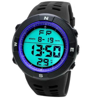 Imagem de Relógio de Pulso Esportivo Digital Masculino a Prova Dagua Xufeng,  Az