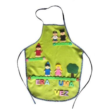 Imagem de Avental Pedagógico Com 6 Histórias - Criativa Educativos, VERDE