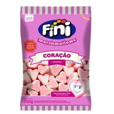 Imagem de Marshmallows 250g fini escolha o sabor, Coração