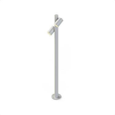 Imagem de Luminária Poste de Jardim Taschibra Moderno Wabi 100 MR16 Bivolt Branco