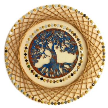Imagem de Mandala Árvore da Vida/Família 40cm - Aqui Tem Magia