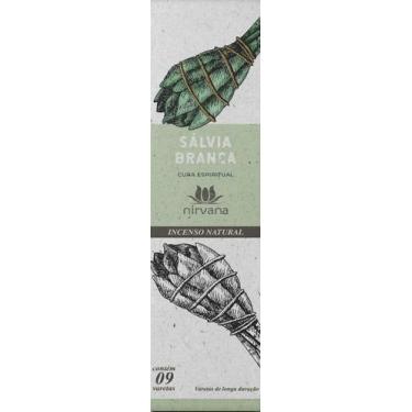 Imagem de Incenso Nirvana - Linha Tradicional - Sálvia Branca