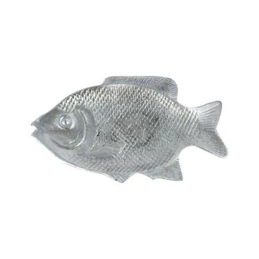 Imagem de Travessa Alumínio Fundido Polida Formato Peixe para Porções - DIVIFORT