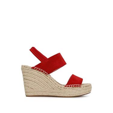 Imagem de Kenneth Cole New York Sandália de salto plataforma simples Olivia, Noz-moscada, 10