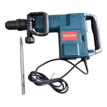 Imagem de Martelete nakan 10kg 1500w 25j nakan, Bivolt