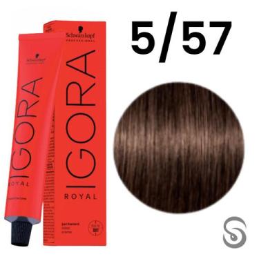 Imagem de Schwarzkopf Igora Royal Coloração 5/57 Castanho Claro Dourado Cobre  6
