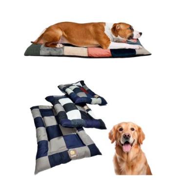 Imagem de Cama para Pet Cachorro Gato Tam M 0,70x0,45 cm (Variados)  Colchonete 