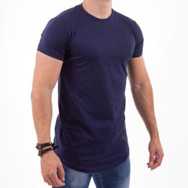 Imagem de kit 3 Camisetas Camisa Masculina Long Line Oversized Swag Top Super Co