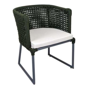 Imagem de Poltrona Samonte Corda Náutica Alumínio Área Externa e Interna - Nossa