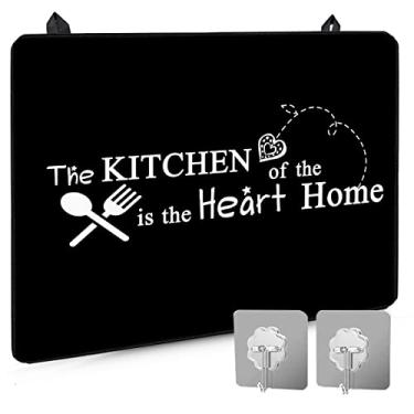 Imagem de Capas de fogão, tampa superior de fogão extra grande para elétrica, capa de fogão de borracha grossa para fogão elétrico de vidro tampa de fogão resistente ao calor protege a tampa dobrável do cooktop 72,4 cm x 52,1 cm