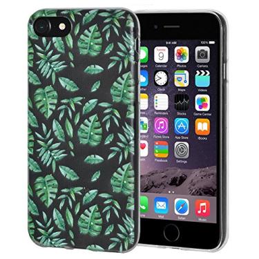 Imagem de AMZER Capa de TPU com estampa de designer de gel macio para Apple iPhone 6, Apple iPhone 6S - Samambaia da floresta