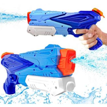 Imagem de Arma Pistola Aqua Shoot Potente Brinquedo De Piscina 38cm Lançador De 