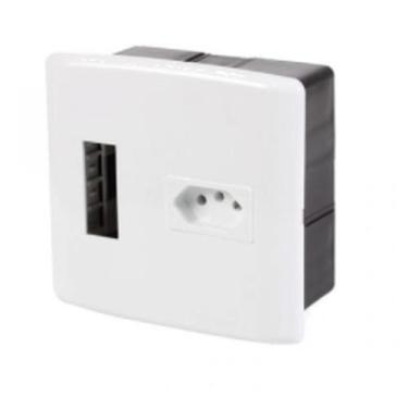 Imagem de Caixa Embutir Para Disjuntores Com Tomada Andaluz