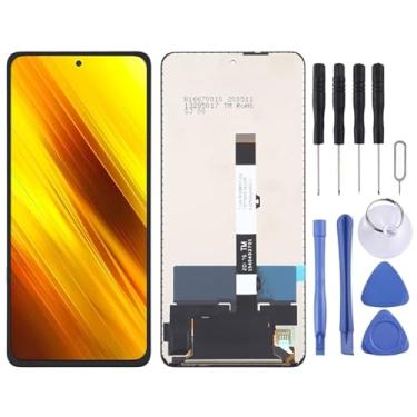 Imagem de Substituição da tela móvel Tela LCD original para Redmi Note 9 Pro 5G / Xiaomi Mi 10t Lite 5G / M2007J17G / M2007J17C com Montagem Full Ecrã LCD