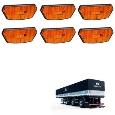 Imagem de 6 Lanterna Diamante Librelato LED Âmbar Saída Fios - DW Componentes