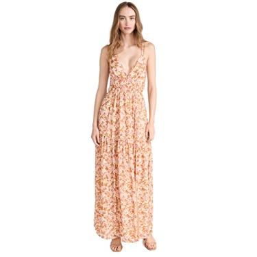 Imagem de ASTR the label Vestido feminino Ryliana, Floral lilás enferrujado, P