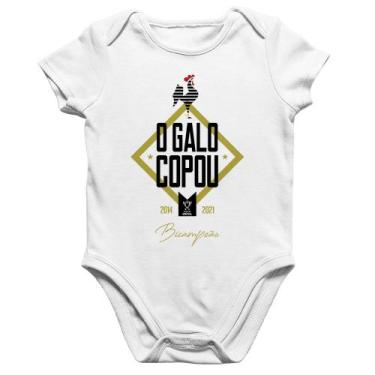 Imagem de Body Bebê Algodão O Galo Copou! - Foca na Moda, Branco, GG