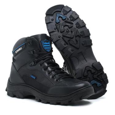 Imagem de Bota Coturno Motoqueiro Masculino Casual  Cano Curto Ref 2190 - MPR BO
