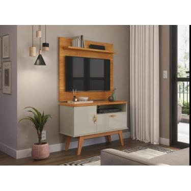 Imagem de Rack + Painel SI 90cm Estilo Retrô  Para TV Até 32'' Polegadas Cor  Ci