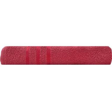 Imagem de Toalha de Rosto 3 Listrada 70x45cm Diversas Cores Gigante 100% Algodão