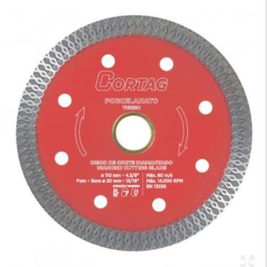 Imagem de Disco diamantado porcelanato best quality turbo 110 mm - Cortag