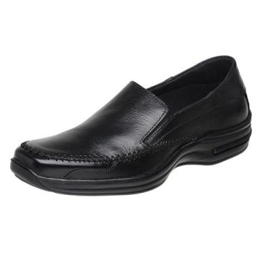 Imagem de Sapato Mocassim Masculino Solado de Borracha Modelo Confortável Ortope
