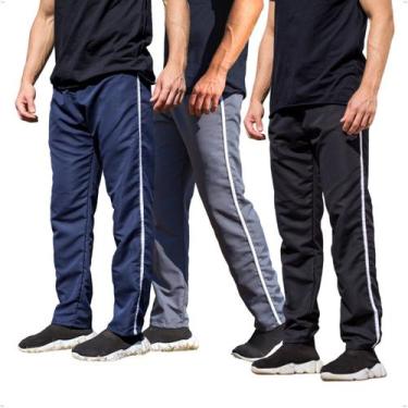 Imagem de Kit 3 Calças Treino Tactel Masculina com Bolso Traseiro 276 - BEN20, P