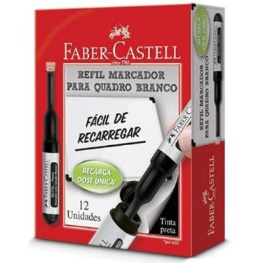 Imagem de Refil Para Marcador de Quadro Branco Mqb Preto Faber Castell
