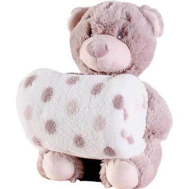 Imagem de Bichinho de Pelúcia Premium com Manta New Bebê 100x75cm