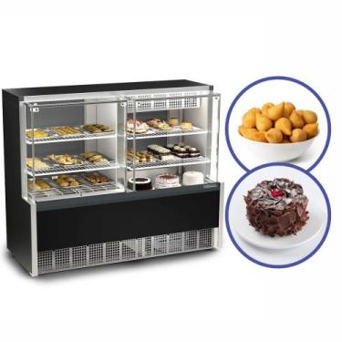 Imagem de Balcão  Vitrine Expositor Quente e Frio / Estufa e Refrigerado Gelopar