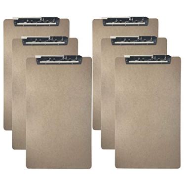 Imagem de Clipe dobrável de alavanca de papelão tamanho de caderno TradQuest Ledger 49,5 x 11,6 polegadas (pacote com 6)