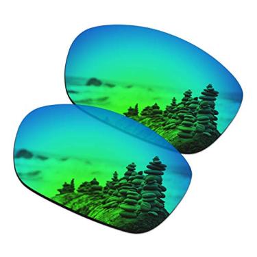 Imagem de SmartVLT Lentes de substituição polarizadas revestidas em verde esmeralda para óculos de sol Oakley Ten X OO9128