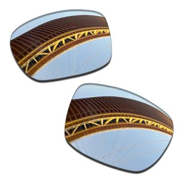 Imagem de LenzProse Lentes de reposição polarizadas de 1,5 mm para óculos de sol Oakley TwoFace OO9189/TwoFace Asian Fit OO9256, antirriscos