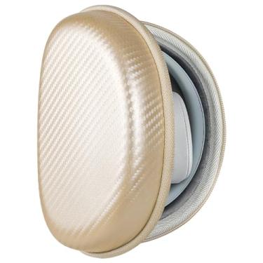 Imagem de Geekria Capa protetora para fone de ouvido compatível com Beats Solo 4, Solo 3, Solo 2, Solo HD, bolsa rígida de substituição para transporte de viagem com armazenamento a cabo (dourada)