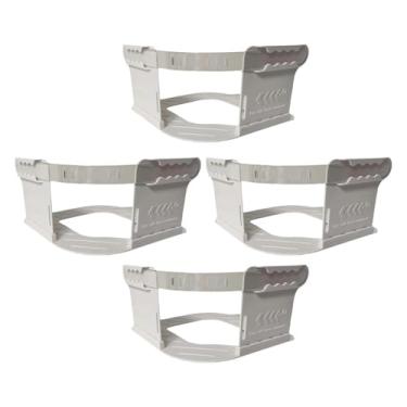 Imagem de IEUDNS 4 peças suporte de folha de cama com tiras ferramentas de fixação de folha de cama resistente fácil instalação fixadores de folha de cama para canto