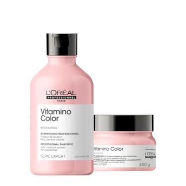 Imagem de Kit L'Oréal Professionnel Vitamino Color Shampoo Máscara (2 produtos)
